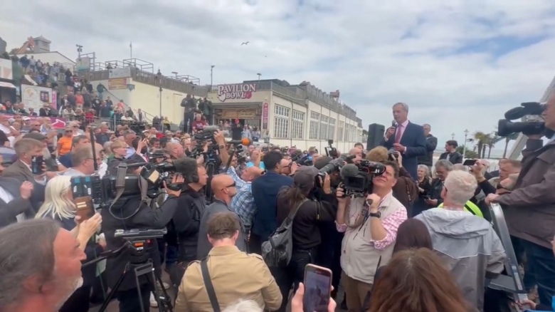Nigel Farage’s Clacton election launch comes without BSL – despite Reform pledge
